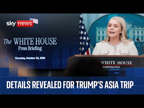 Details of Trump’s trip to Malaysia, Japan and South Korea announced at White House briefing