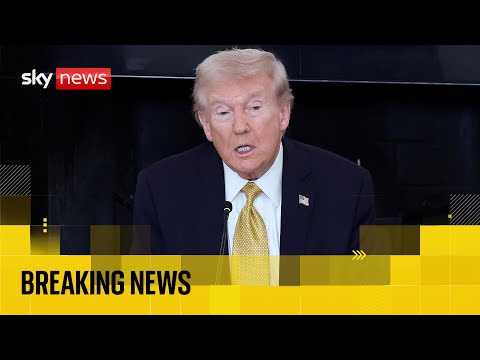 Donald Trump makes announcement at White House