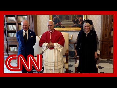 King Charles prays with Pope Leo at the Vatican in a historic moment