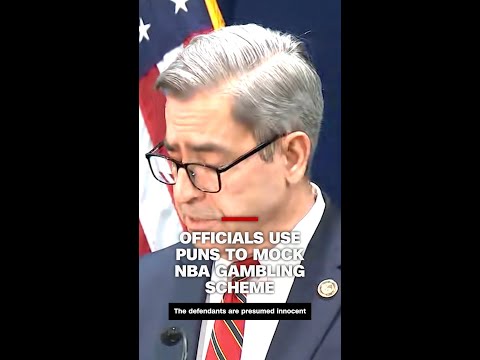 Officials use puns to mock NBA gambling scheme