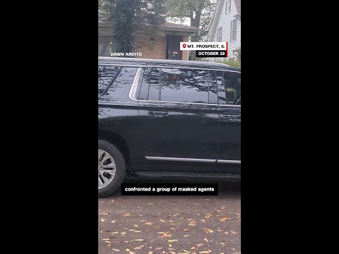 Chicago neighbors confront immigration agents