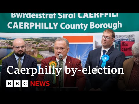 Plaid Cymru makes history winning Welsh parliament by-election in Caerphilly | BBC News
