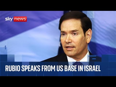Marco Rubio tours new US military coordination centre in Israel