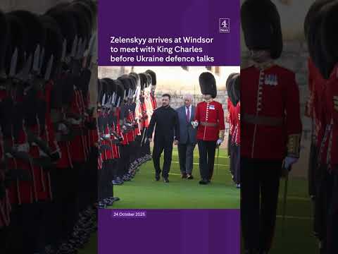 Volodymyr Zelenskyy meets with King Charles