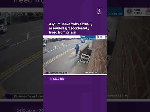 Asylum seeker who sexually assaulted girl accidentally freed from prison