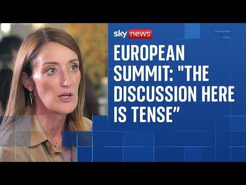 Has Europe been too slow to react to Russian threat? | Sky News interviews Roberta Metsola