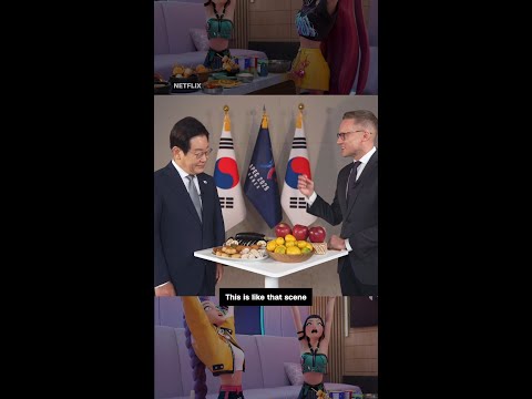 South Korean leader talks K-everything