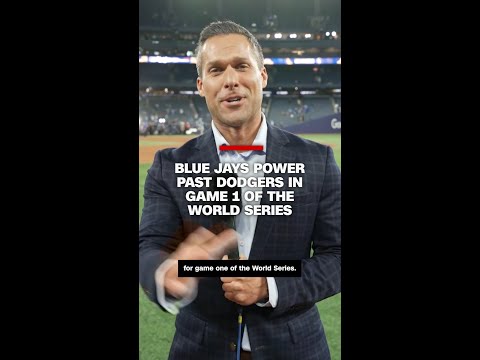 Blue Jays power past Dodgers in Game 1 of the World Series