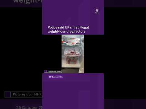 Police raid UK’s first illegal weight-loss drug factory