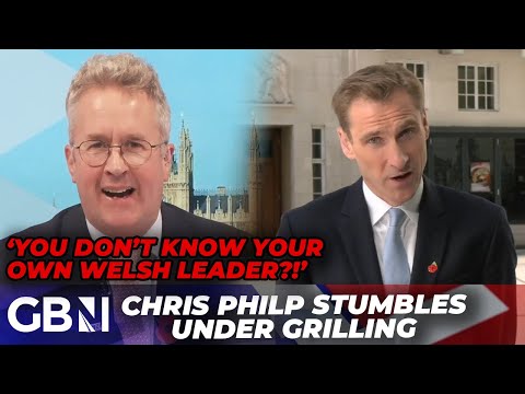 Chris Philp squirms as he’s asked SIX TIMES who Welsh Tory leader is – ‘You don’t know, do you?!’