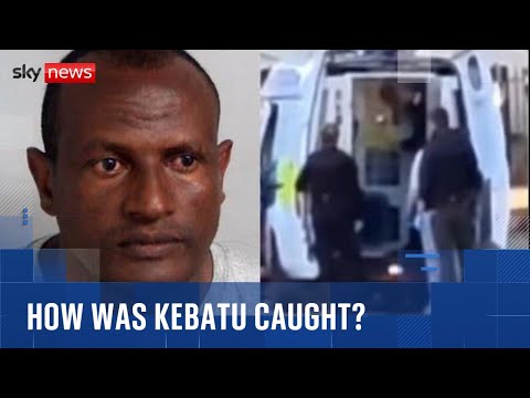 How did the manhunt for wrongly released sex offender migrant Hadush Kebatu unfold?