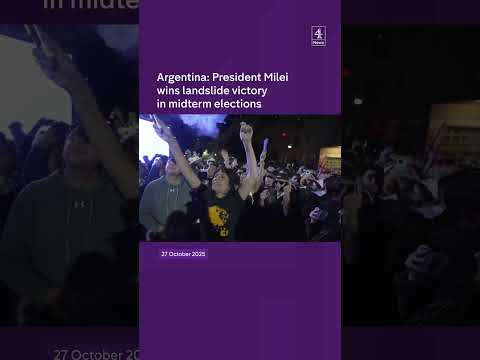 Argentina: President Milei wins landslide victory in midterm elections