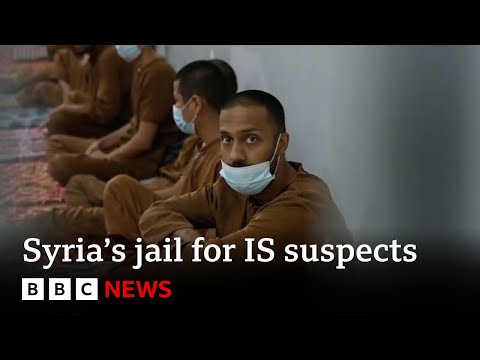 Inside Syria’s jail for IS suspects | BBC News