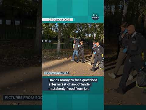 Deputy PM to face questions after sex offender mistakenly freed from prison #itvnews