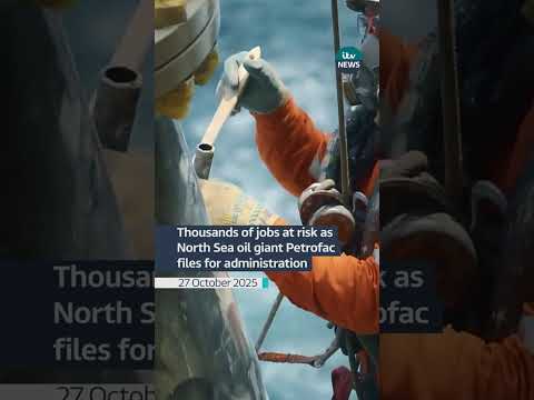 North Sea oil and gas firm Petrofac files for administration #itvnews