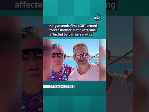 King attends first LGBT military event honouring veterans banned from serving #itvnews