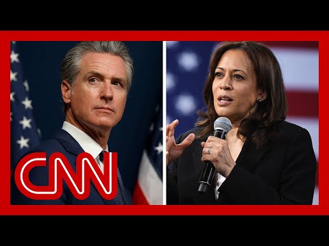 Gavin Newsom and Kamala Harris talk about 2028 runs