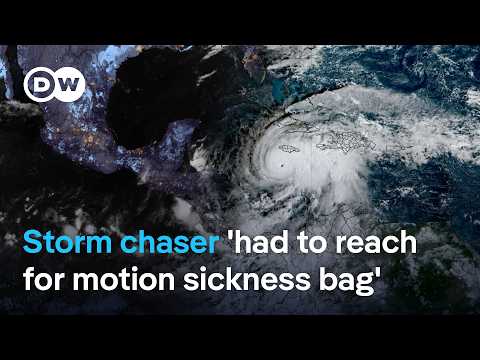 Storm chaser recounts turbulent experience in the eye of Hurricane Melissa | DW News