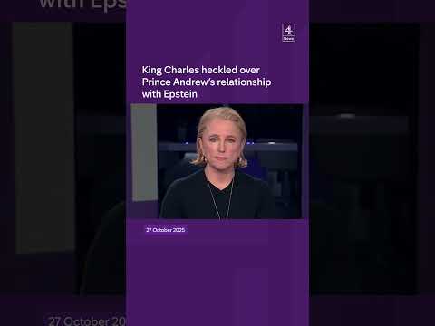 King Charles heckled over Prince Andrew’s relationship with Epstein