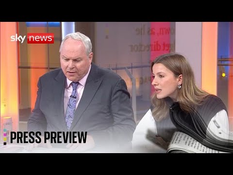 Sky News Press Preview | Adam Bouilton and Zoë Grünewald | Thursday 2 October 2025