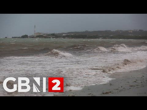 WATCH: View of Kingston, Jamaica as Hurricane Melissa approaches