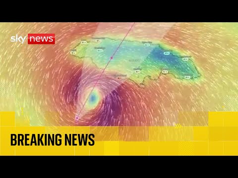 Track Hurricane Melissa as category 5 storm closes in on Jamaica