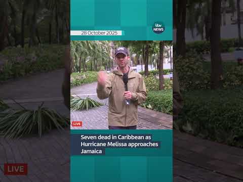 Hurricane Melissa grows more powerful as it closes in on Jamaica #itvnews