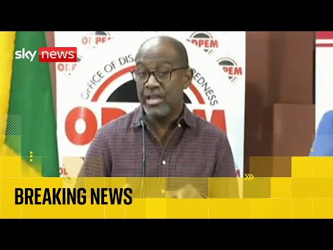 Jamaican authorities hold news conference as Hurricane Melissa approaches