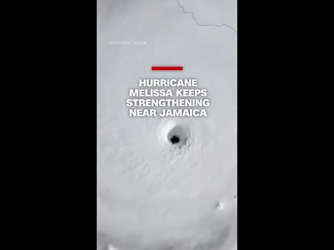 Hurricane Melissa keeps strengthening near Jamaica