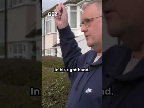 “It was chaos” – Local resident sees police CONFRONT suspect holding knife