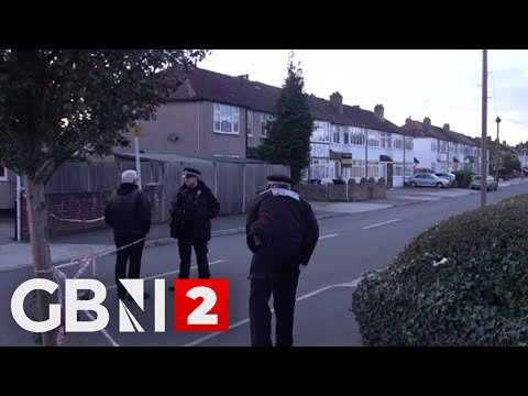 Uxbridge stabbings: Live shot from scene of multiple stabbings in Uxbridge