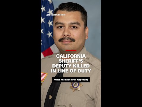 A California sheriff’s deputy killed in line of duty