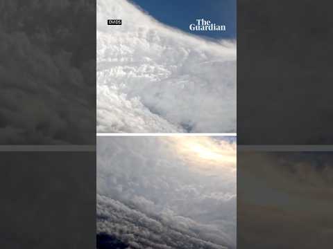 ‘Stadium effect’ captured in eye of Hurricane Melissa