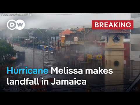Hurricane Melissa makes landfall on Jamaica, causing chaos | DW News