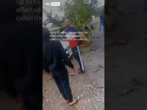 Floods tear through parts of Jamaica as hurricane makes landfall