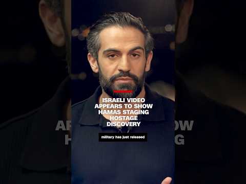 Israeli video appears to show Hamas staging hostage discovery