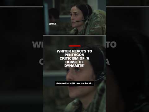 Writer reacts to Pentagon criticism of ‘A House of Dynamite’