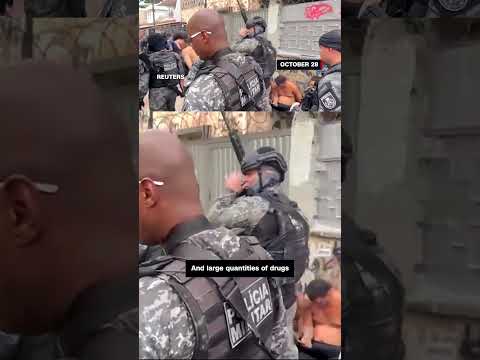 Largest ever police raid in Brazil’s favela leaves at least 64 dead