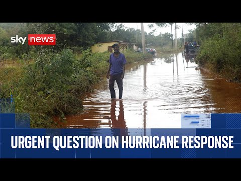 Urgent question in the Lords about Hurricane Melissa