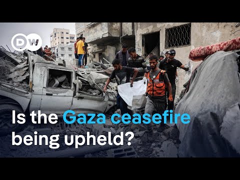 Israel accuses Hamas of ceasefire violation and launches airstrikes that kill many in Gaza | DW News