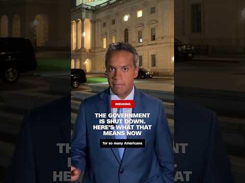 The government is shut down. Here’s what that means now
