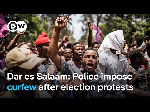 Protests erupt in Tanzania after main opposition candidate is disqualified from election | DW News