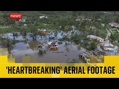 Jamaica: ‘Heartbreaking’ aerial footage reveals scale of destruction – as deaths reported