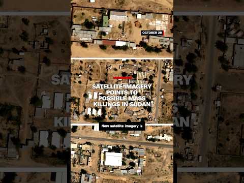 Satellite imagery points to possible mass killings in Sudan