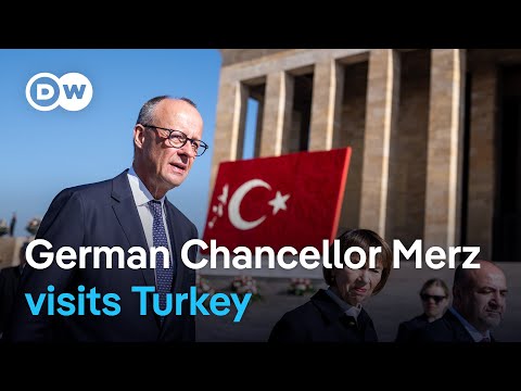 German Chancellor Merz makes inaugural visit to Turkey | DW News