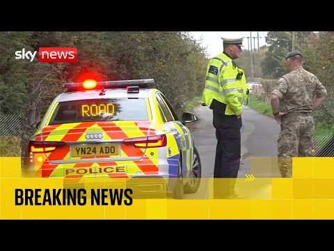 Police at scene of helicopter crash near Doncaster