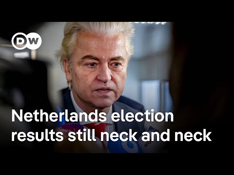 Netherlands election: Far-right party and centrists are neck and neck | DW News