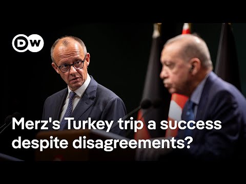 Germany’s Merz visits Turkey, clashes with Erdogan on Gaza | DW News