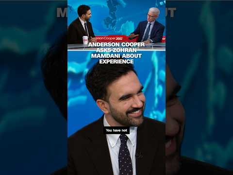 Anderson Cooper asks Zohran Mamdani about experience