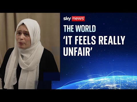 Wife of detained British political commentator in US speaks to Sky News